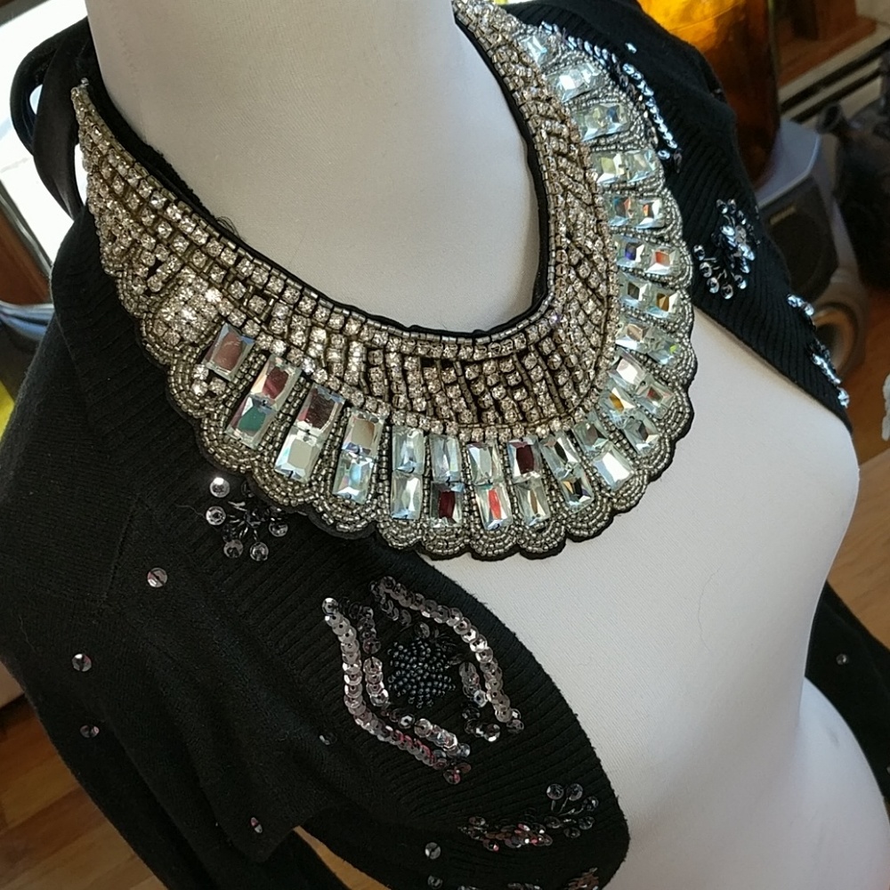 RHINESTONE BIB COLLAR!💎💎💎💎💎💎💎💎💎💎 - Picture 2 of 8